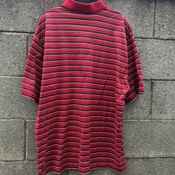 Fairway And Greene Red Stripe Golf Shirt Size L - Picture 4 of 6